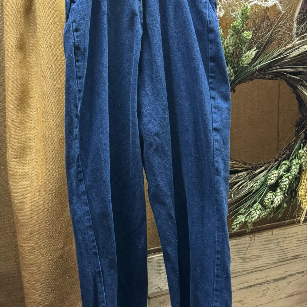 Vintage denim overalls
